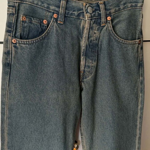 Levi's vintage women's jeans XS like new, blue-green