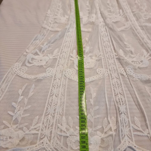 Reserved long transparent kimono caftan white like new L-XL