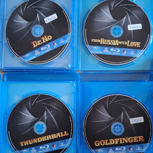 James Bond 007 Blu-ray collection of 4 movies with Greek and Bulgarian subtitles, like new