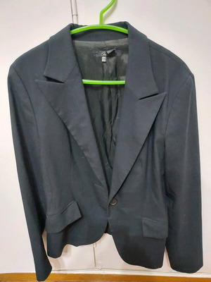 Zara black jacket like new, medium size L
