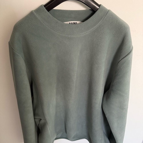 Rains fleece like new, unisex, size M, green