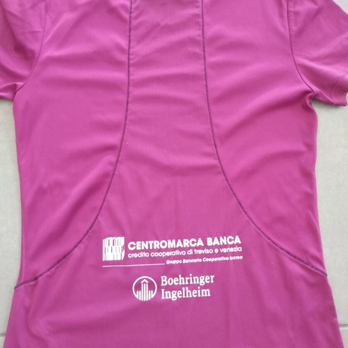 Diadora Athletic T-Shirt like new, pink and purple, XS