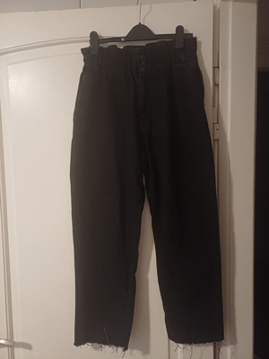 Zara black high-waisted jeans size EUR 38 like new