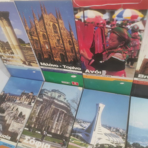 Lonely Planet Travel Guide Collection like new, 66 Greek editions