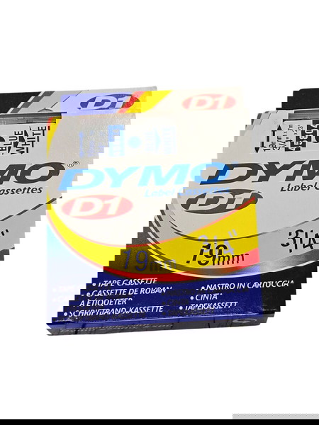 Ταινία για ετικετογράφο 19mm (Μπλε γραφή σε Λευκό φόντο)