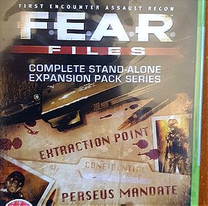 FEAR FILES XBOX 360 NEW & SEALED