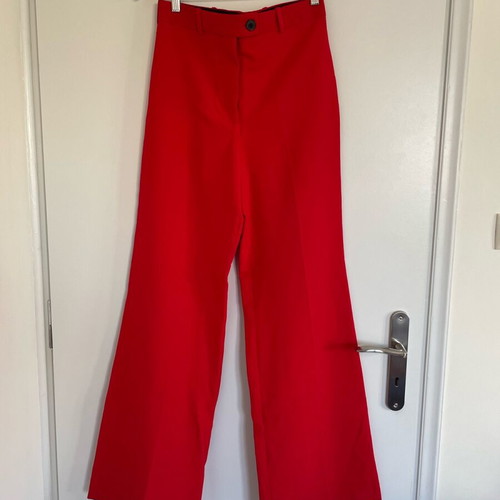 Zara high-waisted pants like new, red, size M 38 10