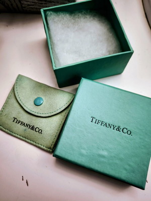 Tiffany jewelry box and pouch new
