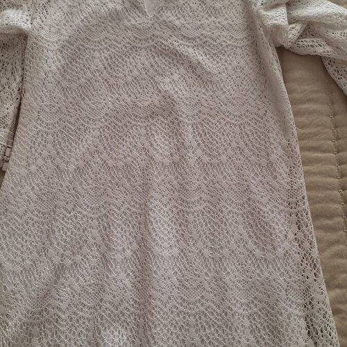 White lace mini dress, size Small