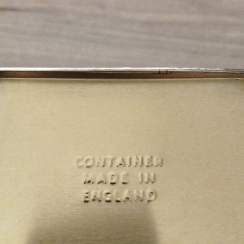 Piccadilly metal box used, old