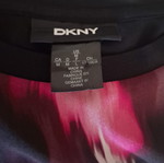 DKNY long multicolor blouse with belt, size S to L