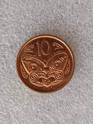 Κέρμα New Zealand 10 Cents 2013 μεταχειρισμένο, Βασίλισσα Ελισάβετ Β'