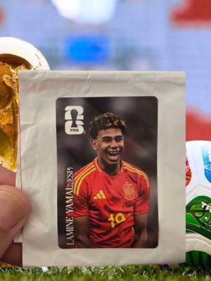 Lamine Yamal Coca Cola Panini αυτοκόλλητο καινούργιο