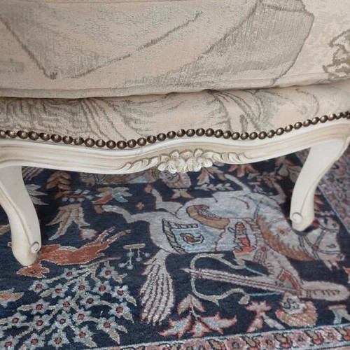 Collectible armchair and stool “The Descent of Dante” like new