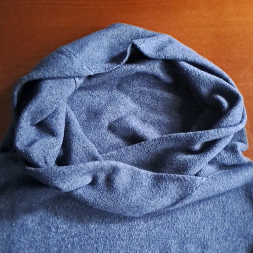 Hoodie dress used, raf color, long sleeve, front pockets