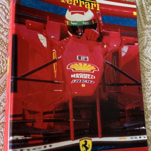 Ferrari Schumacher folder used, official licensed product