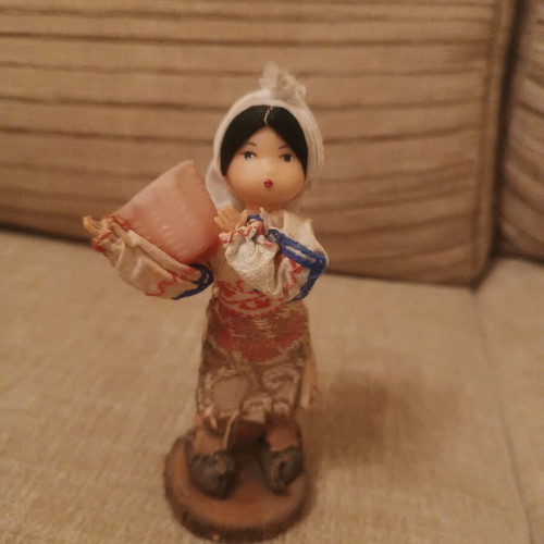 Decorative doll used with traditional costume