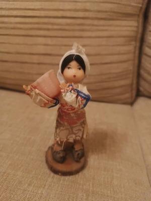 Decorative doll used with traditional costume