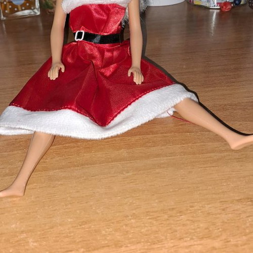 Simple doll with Santa outfit