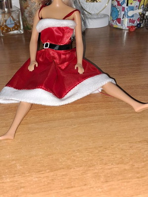 Simple doll with Santa outfit