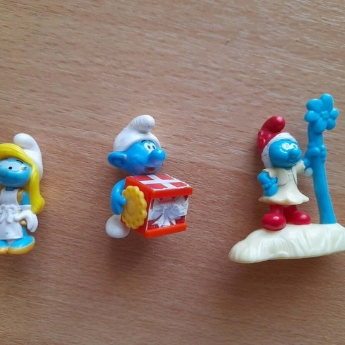Set of 3 Vintage Smurfs Figures – Kinder & McDonald's