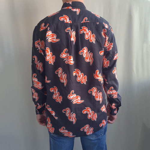 Our Legacy men's long sleeve shirt used, size L/XL, colorful