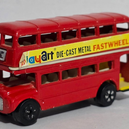 Playart Double Decker Bus Fastwheels red used