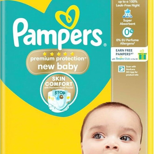 Pampers Premium Protection 1, 50 τεμ, καινούριο