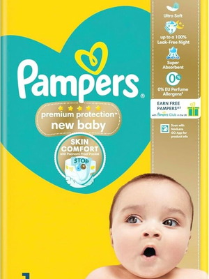 Pampers Premium Protection 1, 50 pcs, new