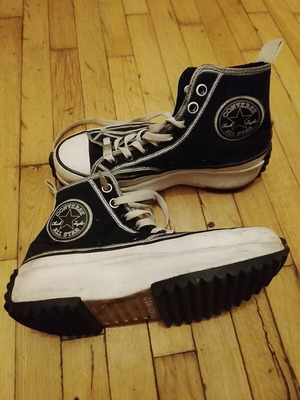 Converse Run Star Hike Flatforms black size 39 like new