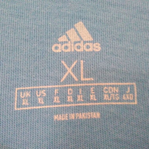 Adidas men's summer t-shirt XL like new, white and blue