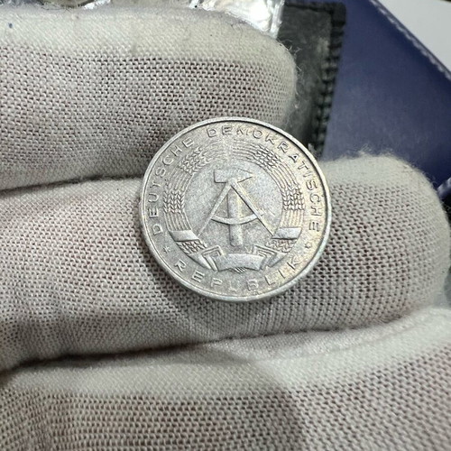 Retro 10 Pfennig Coin 1968 used, GDR