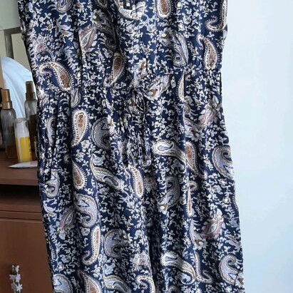 Cotton one-piece floral like new, size S