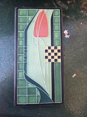 Πλακέτα Motawi Tileworks από την Ann Arbor Michigan Arts and Crafts, σαν καινούργια