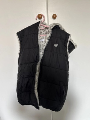Girls' vest Funky new, black and white