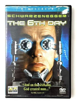 The 6th Day DVD used with Greek subtitles, sci-fi