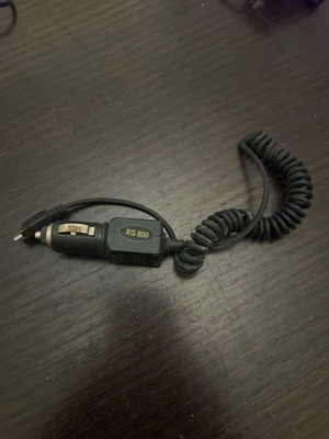 Vintage φορτιστής αυτοκινήτου LG KG800 μεταχειρισμένος με καλώδιο σπιράλ