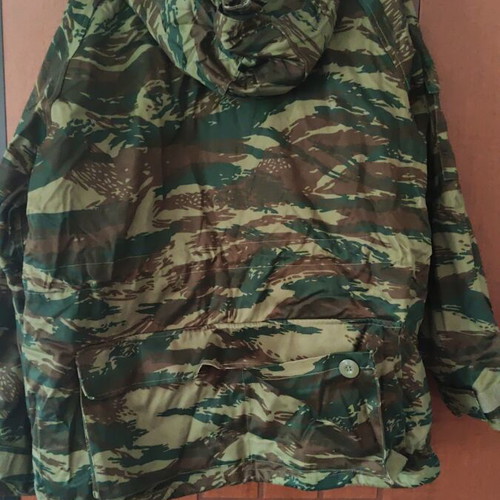 Military jacket new type with hood, waterproof, size XL