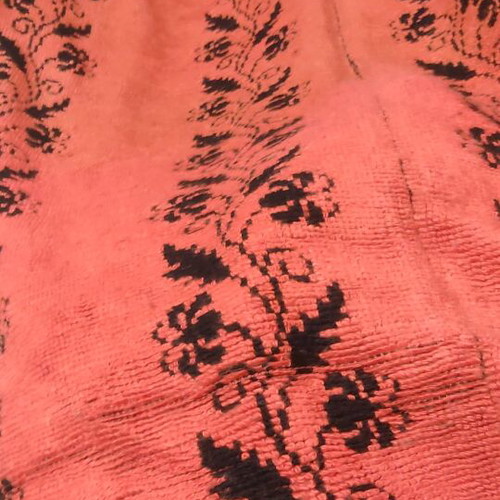 Handmade woven rug new on loom