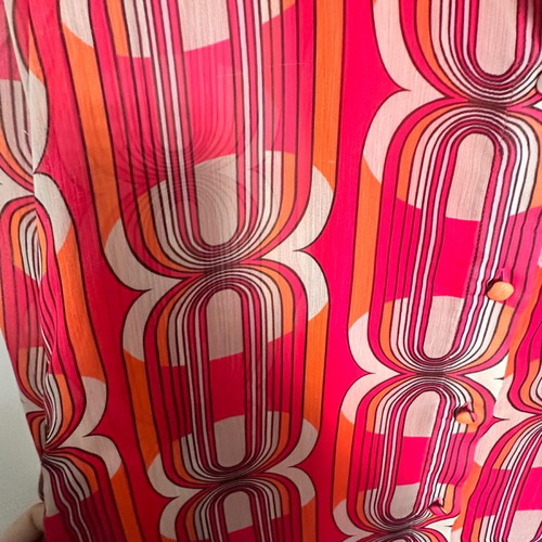Glow caftan dress semi-closed like new, orange