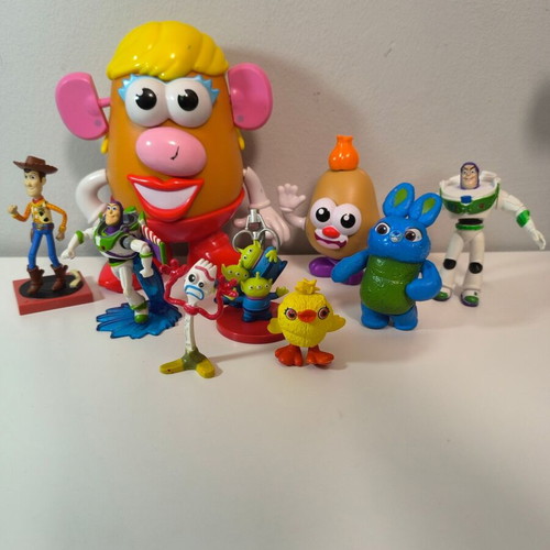 Toy Story figures used, pack of 9 pieces