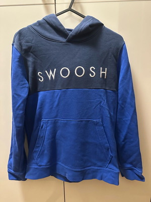 Nike kids hoodie used, medium size, blue