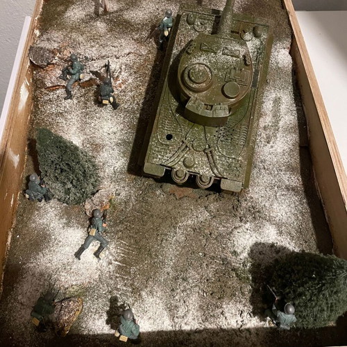 World War II diorama new, 1:35 scale
