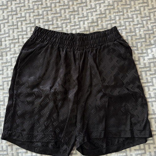 Miu Miu black summer set, new, size M satin fabric
