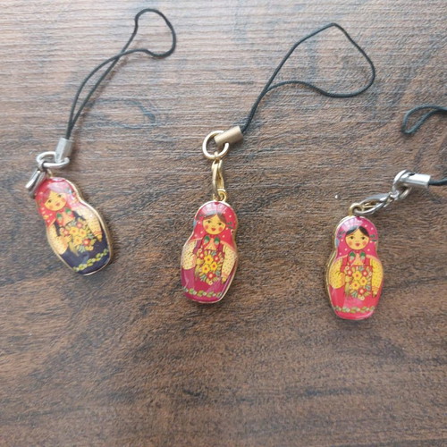 Vintage Russian mobile phone charm new