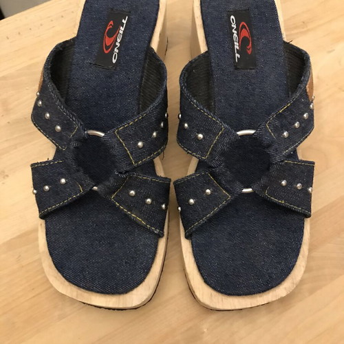 O'Neill platform shoes used, size 37, blue