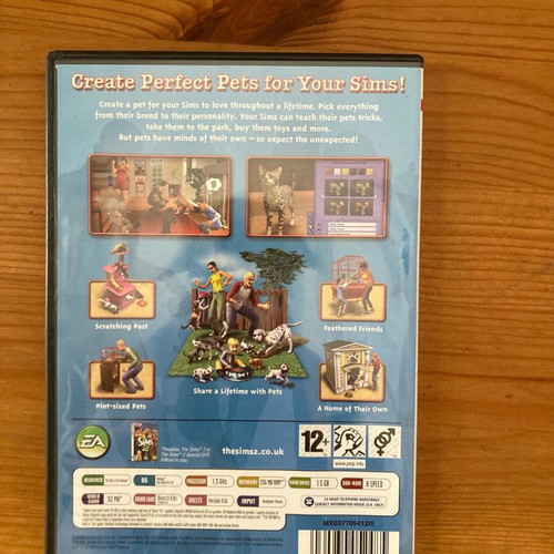 Sims 2 and Sims 2&Pets new PC games