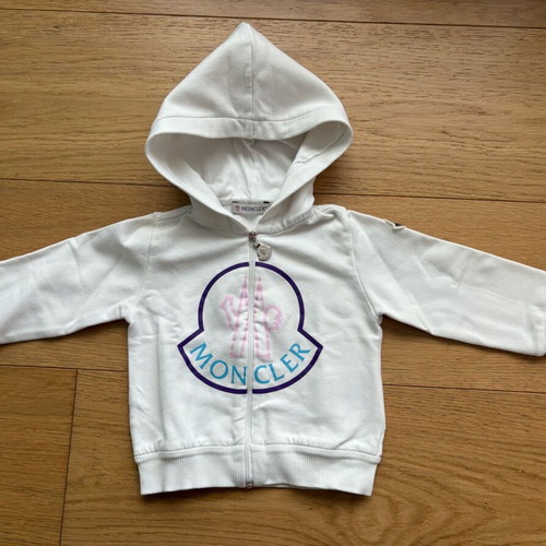 Moncler jacket like new, 12 months, with small stain