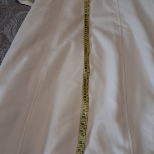Coat new white, size S