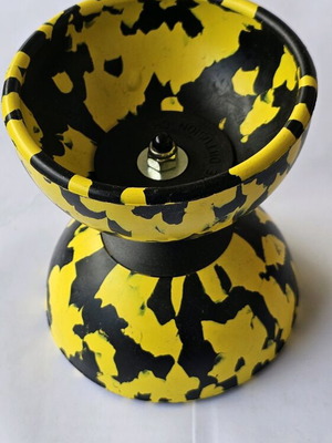 Diabolo Mister Babache Arlequin Medium κίτρινο μαύρο καινούργιο